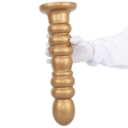 Textured Silicone Anal Plug with Beaded Shaft and Suction Cup Base - Tarisss Sex Toy Store