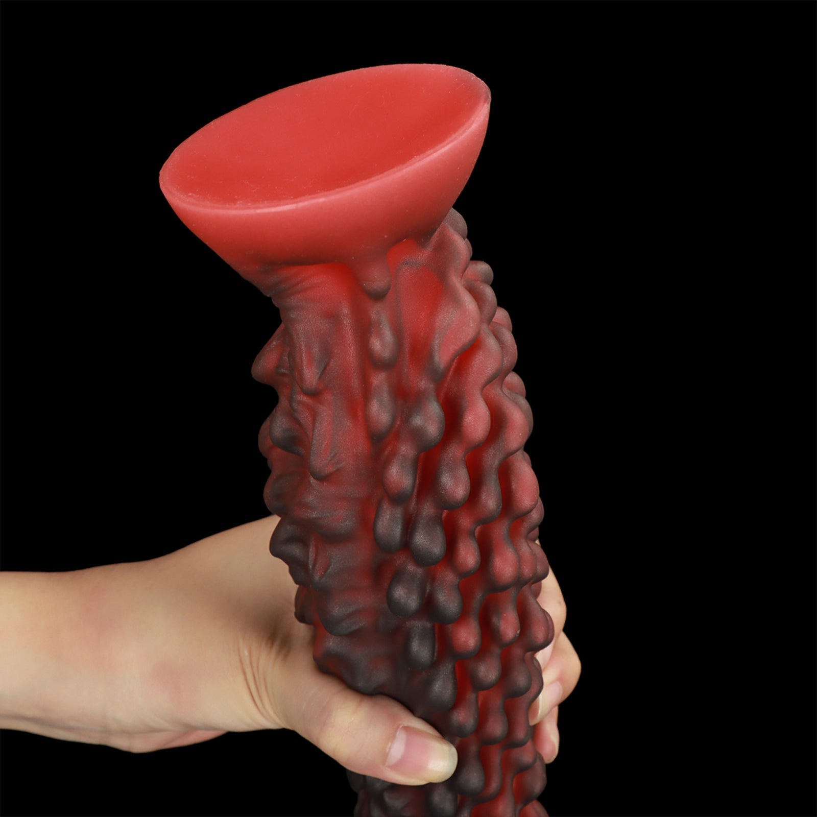 Textured Silicone Dildo with Suction Base - Tarisss Sex Toy Store