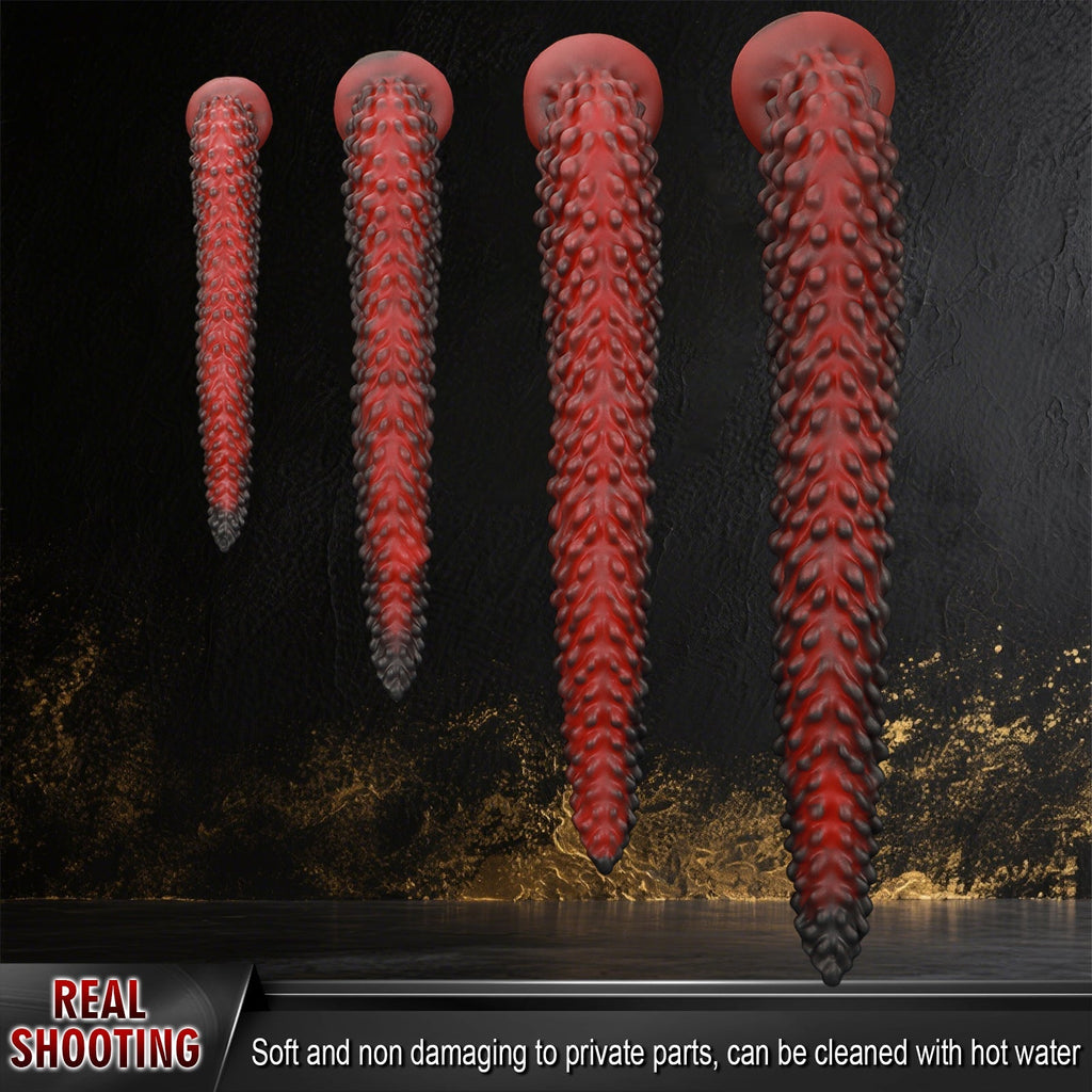 Textured Silicone Dildo with Suction Base - Tarisss Sex Toy Store