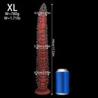 Textured Silicone Dildo with Suction Base - Tarisss Sex Toy Store