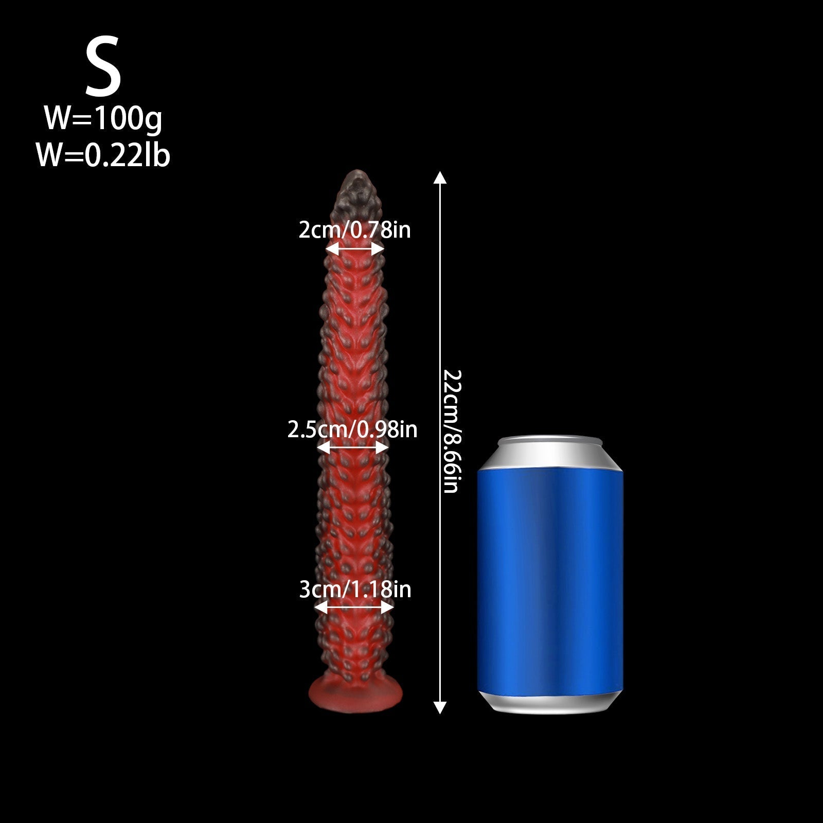 Textured Silicone Dildo with Suction Base - Tarisss Sex Toy Store
