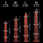 Textured Silicone Dildo with Suction Base - Tarisss Sex Toy Store