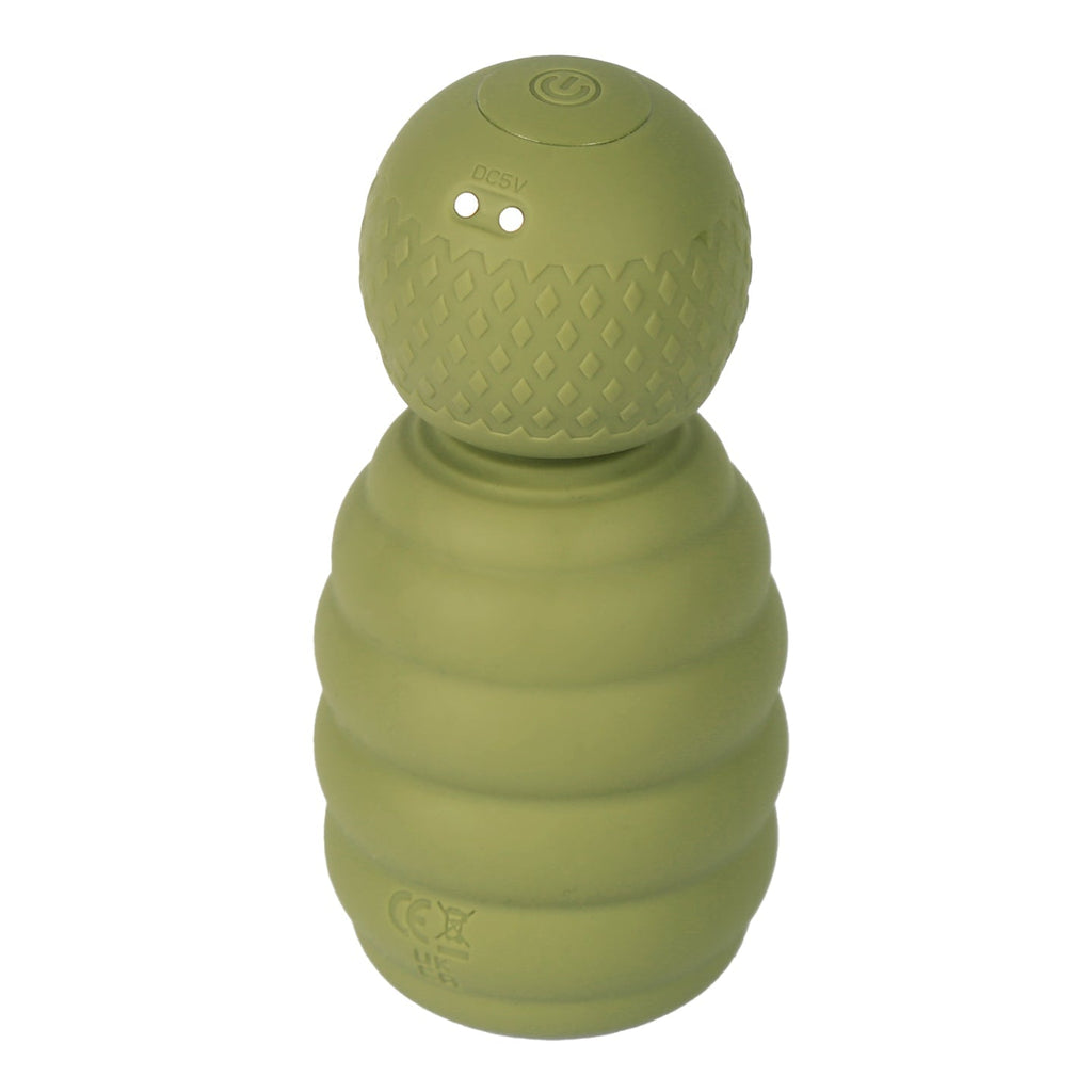 Textured Silicone Male Masturbation Cup with Rechargeable Vibration - Tarisss Sex Toy Store