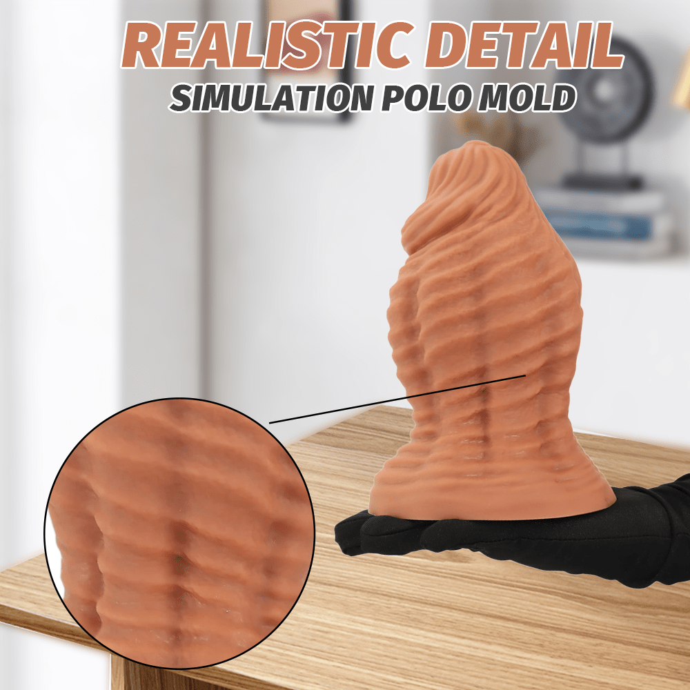 Textured Silicone Swirl Trainer Plug with Suction Base Dual - density Design (firm core with a soft outer layer) - Tarisss Sex Toy Store