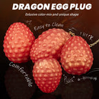 Textured Strawberry - Shaped Novelty Handheld Toy with Chain Handle and Wrist Strap - Tarisss Sex Toy Store