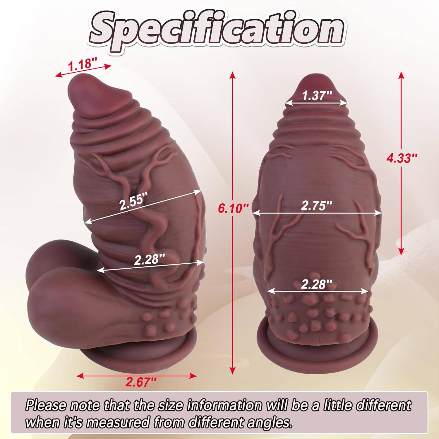 The Ugly Huge Extra Thick Realistic Dildo - Tarisss Sex Toy Store
