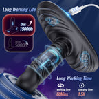 Thrusting & Vibrating Dildo - Tarisss Sex Toy Store