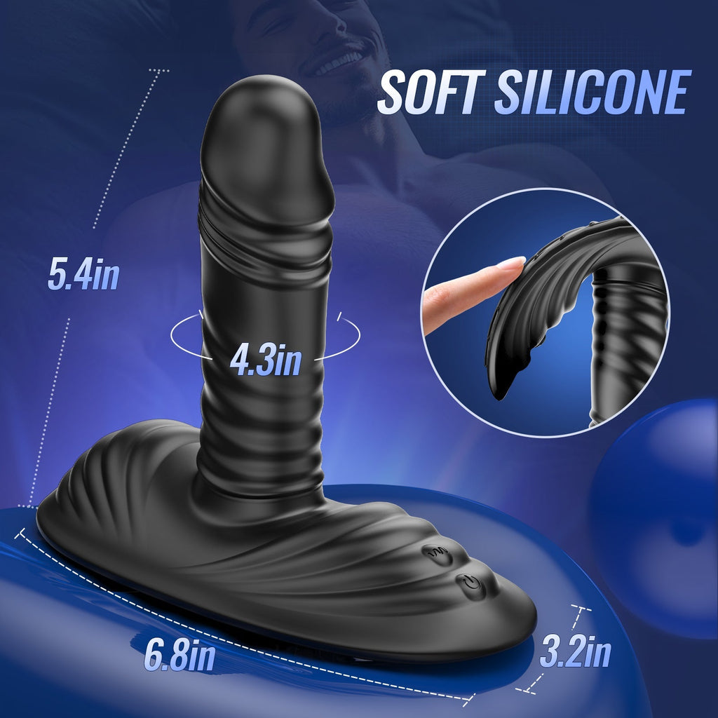 Thrusting & Vibrating Dildo - Tarisss Sex Toy Store