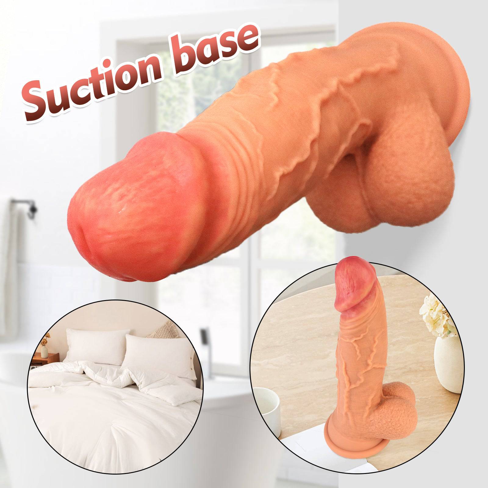 Tiger 16 Inch Extra Long Realistic Suction Cup Dildo - Tarisss Sex Toy Store