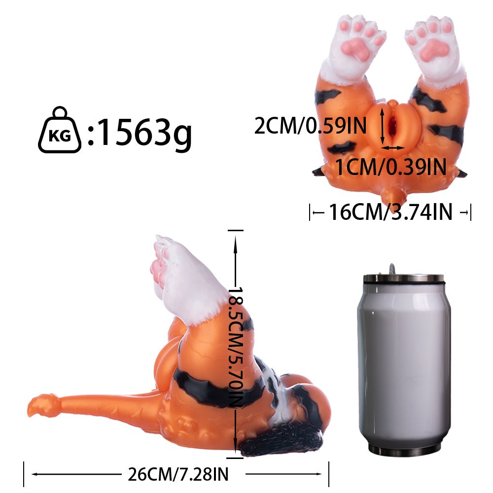 Tiger - Themed Hip Male Masturbator Cup - Tarisss Sex Toy Store