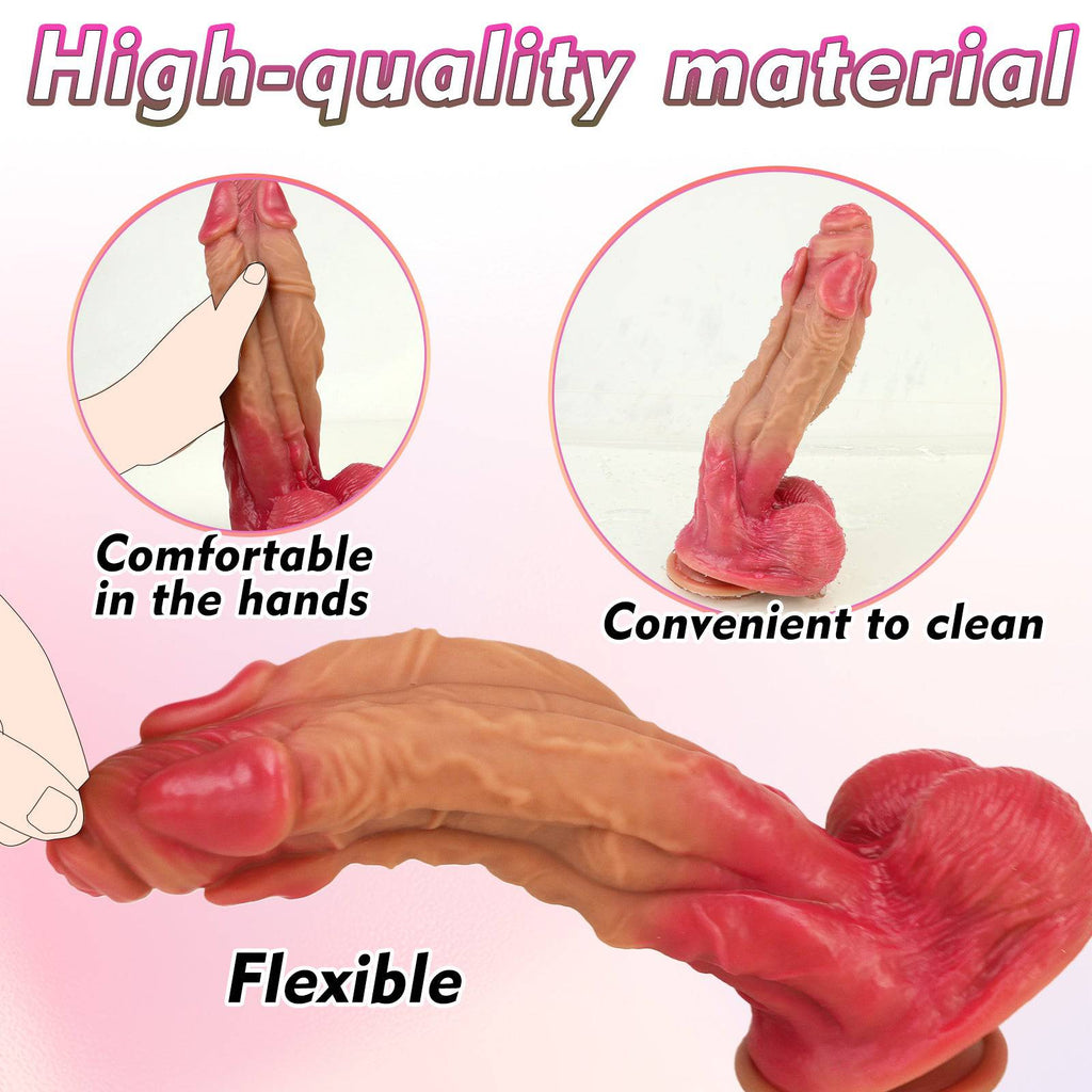 Titan 15 Inch Super Thick Giant Realistic Dildo - Tarisss Sex Toy Store