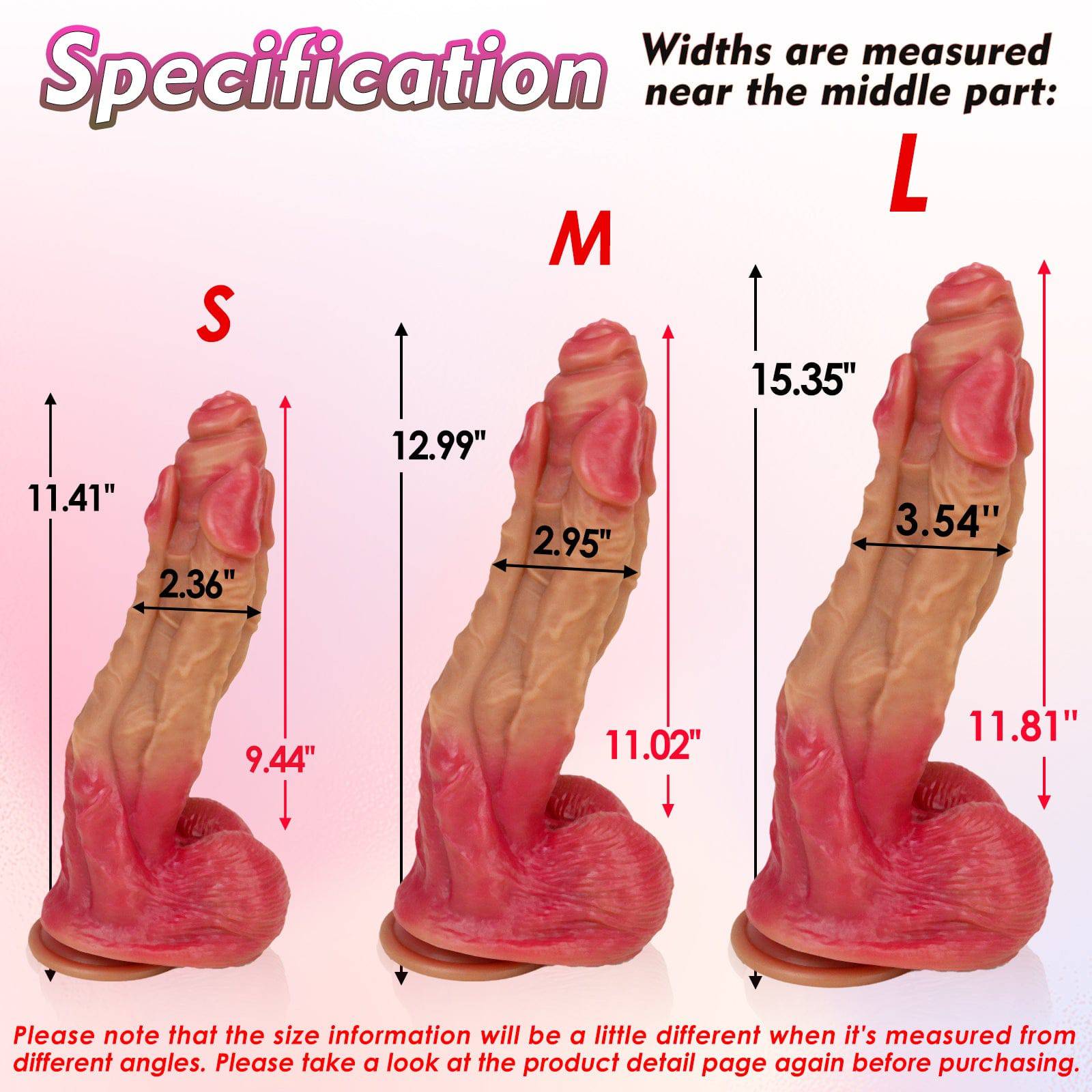 Titan 15 Inch Super Thick Giant Realistic Dildo - Tarisss Sex Toy Store