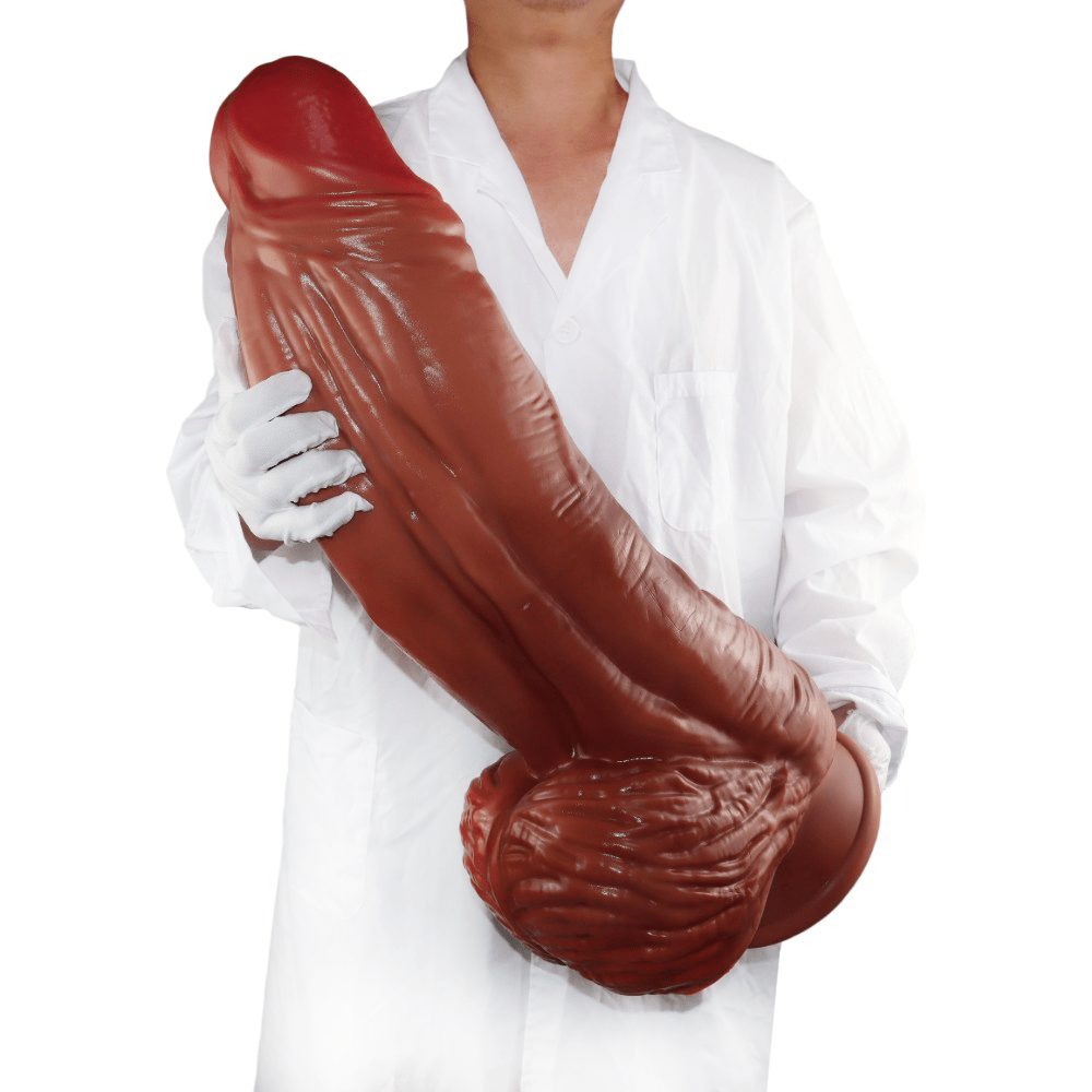 TitanForge XXL Silicone Dildo – Oversized Fantasy Design with Ultra Thick Texture and Suction Base - Tarisss Sex Toy Store
