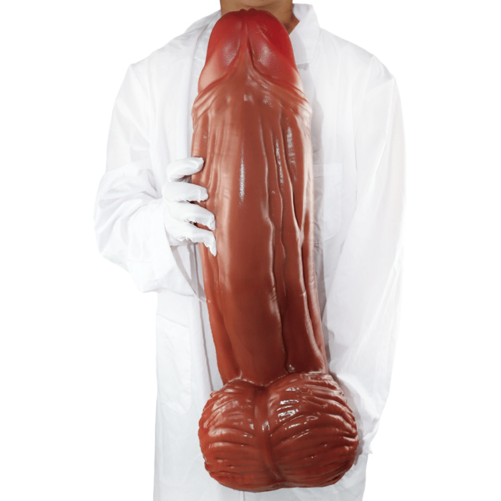 TitanForge XXL Silicone Dildo – Oversized Fantasy Design with Ultra Thick Texture and Suction Base - Tarisss Sex Toy Store