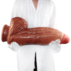 TitanForge XXL Silicone Dildo – Oversized Fantasy Design with Ultra Thick Texture and Suction Base - Tarisss Sex Toy Store