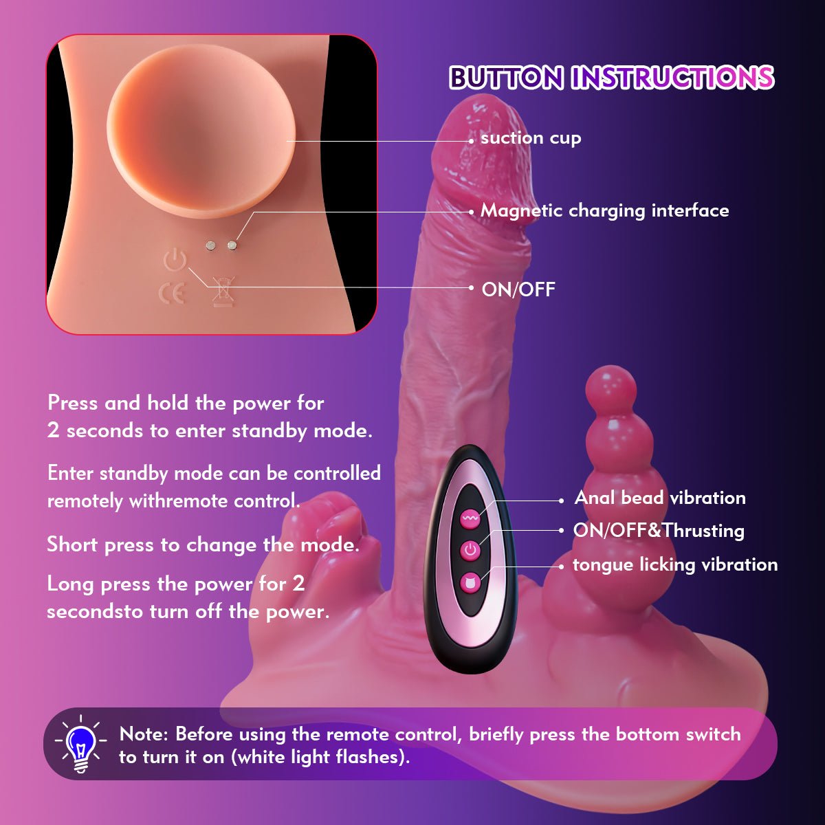 TitanPulse Pro – Dual Stimulation Vibrating Dildo - Tarisss Sex Toy Store