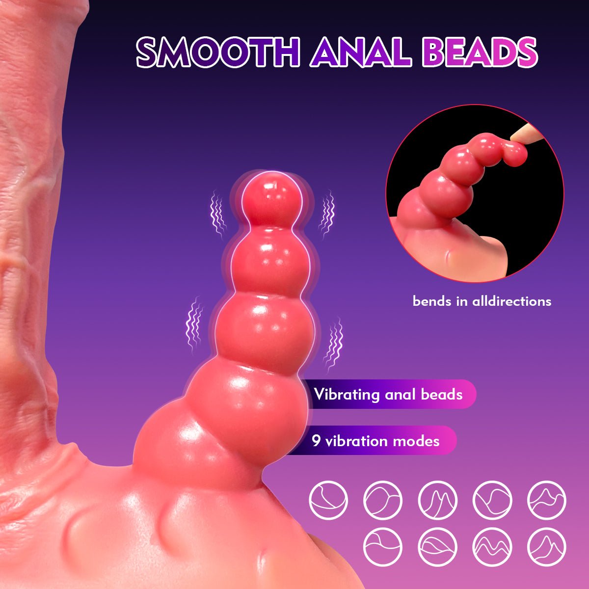 TitanPulse Pro – Dual Stimulation Vibrating Dildo - Tarisss Sex Toy Store