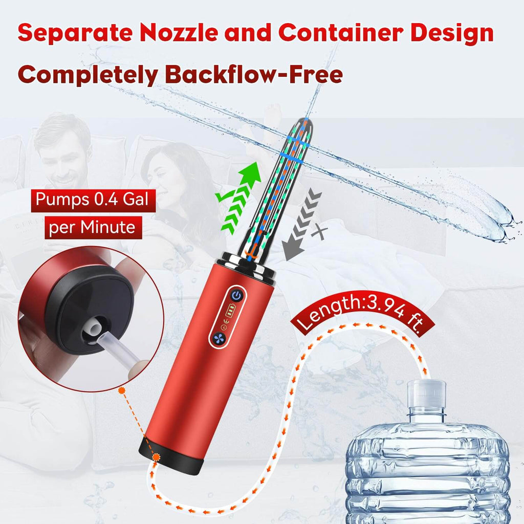 Traman - Electric Anal Douche - Rotating Nozzle