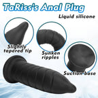 Tress 14 Inch Black Thick Butt Plug Dildo - Tarisss Sex Toy Store