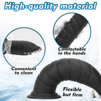 Tress 14 Inch Black Thick Butt Plug Dildo - Tarisss Sex Toy Store