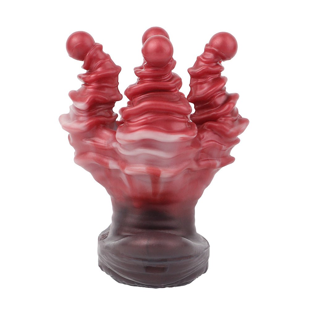 Triple Tentacle Monster Plug – Fantasy Silicone Anal Plug - Tarisss Sex Toy Store