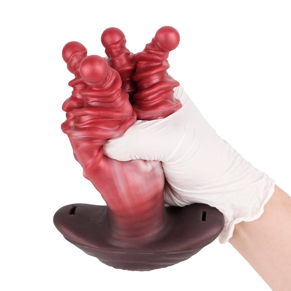 Triple Tentacle Monster Plug – Fantasy Silicone Anal Plug - Tarisss Sex Toy Store