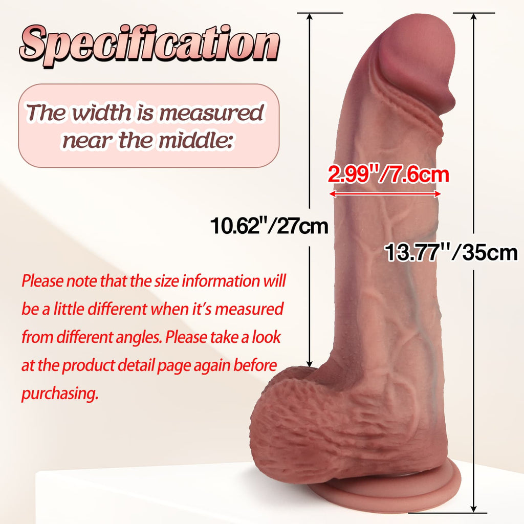 Troy 13 Inch Super Realistic Dildo - Tarisss Sex Toy Store