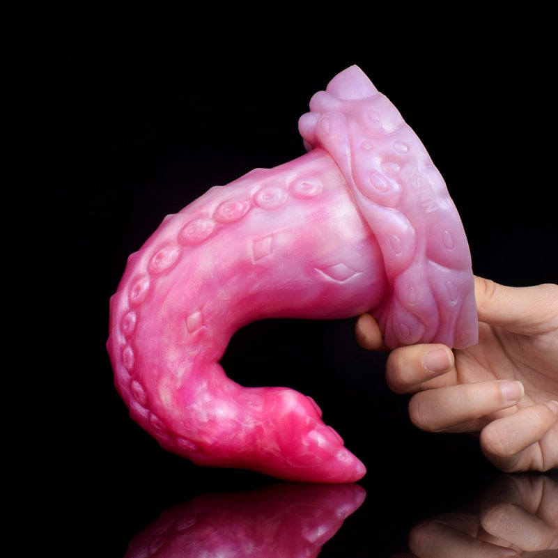 Octopus Tentacle Fantasy Dragon Dildo with Suction Cup – Stretching, Filling Vaginal Masturbation Pleasure Tool