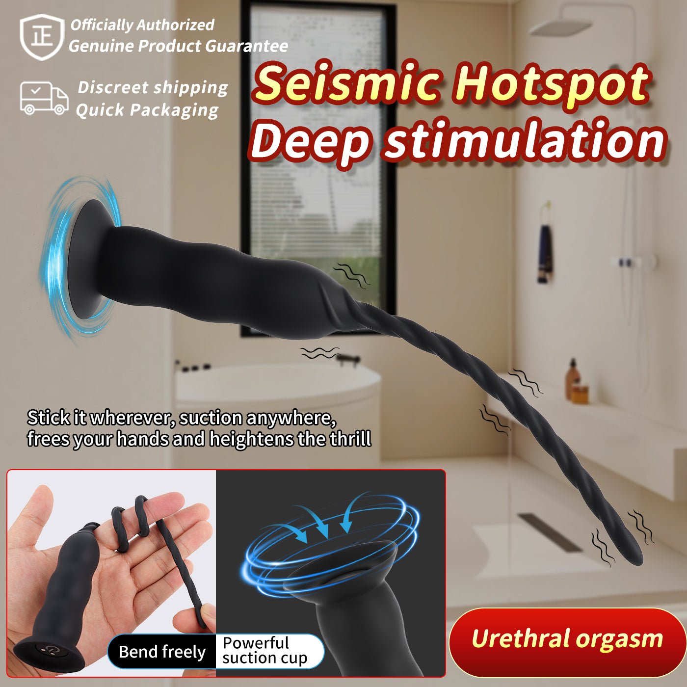TwistFlex Silicone Insertable Trainer – Slim Spiral Design - Tarisss Sex Toy Store