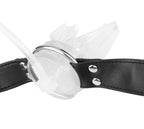 U - Shaped Mouth Gag with Urethral Sound Attachment – Adjustable Strap BDSM Training Set - Tarisss Sex Toy Store
