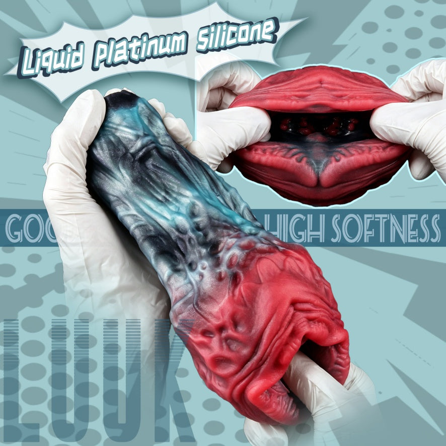 Abyss Throat Pocket Pussy — Alien Blowjob Masturbator | Platinum Silicone