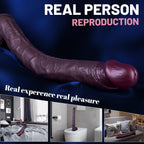 Ultra - Long 16.5” Realistic Silicone Dildo with Suction Base - Tarisss Sex Toy Store