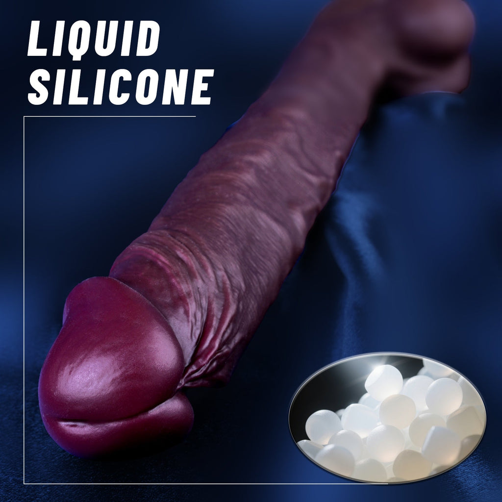 Ultra - Long 16.5” Realistic Silicone Dildo with Suction Base - Tarisss Sex Toy Store