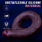 Ultra - Long 16.5” Realistic Silicone Dildo with Suction Base - Tarisss Sex Toy Store