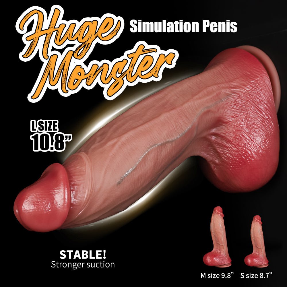 Ultra - Realistic Silicone Dildo with Strong Suction Base - Tarisss Sex Toy Store