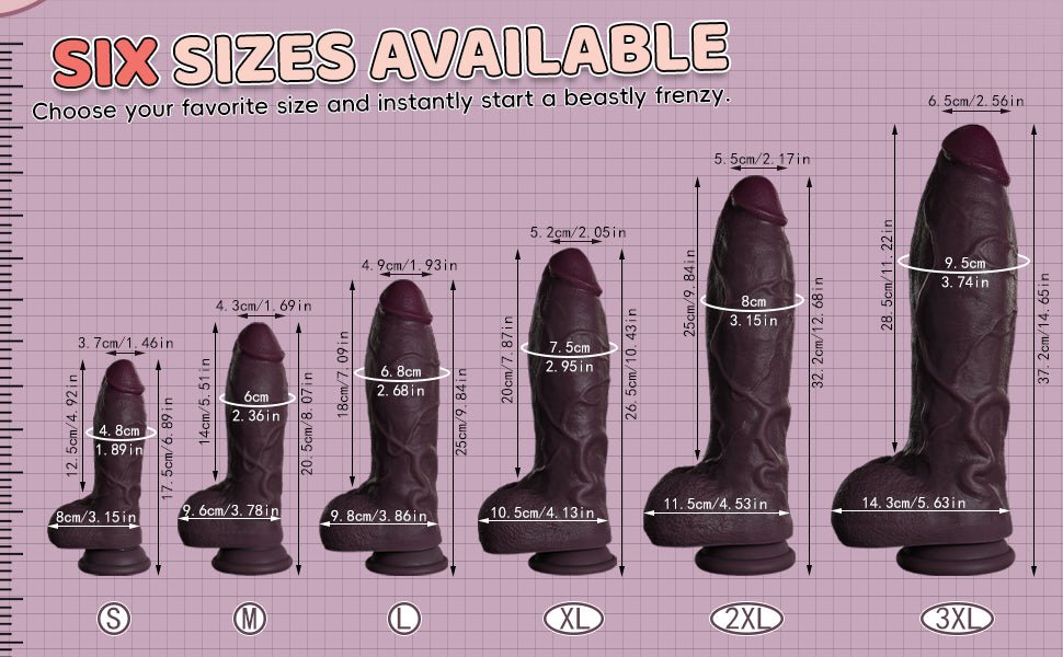 Ultra Realistic Silicone Dildo with Strong Suction Base Flexible Skin Feel - Tarisss Sex Toy Store