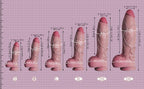 Ultra Realistic Silicone Dildo with Strong Suction Base Flexible Skin Feel - Tarisss Sex Toy Store