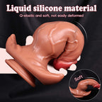 Ultra Soft Mushroom Tip Dildo – Realistic Silicone with Strong Suction Base - Tarisss Sex Toy Store