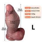 Ultra - Thick Realistic Silicone Dildo with Suction Base - Tarisss Sex Toy Store