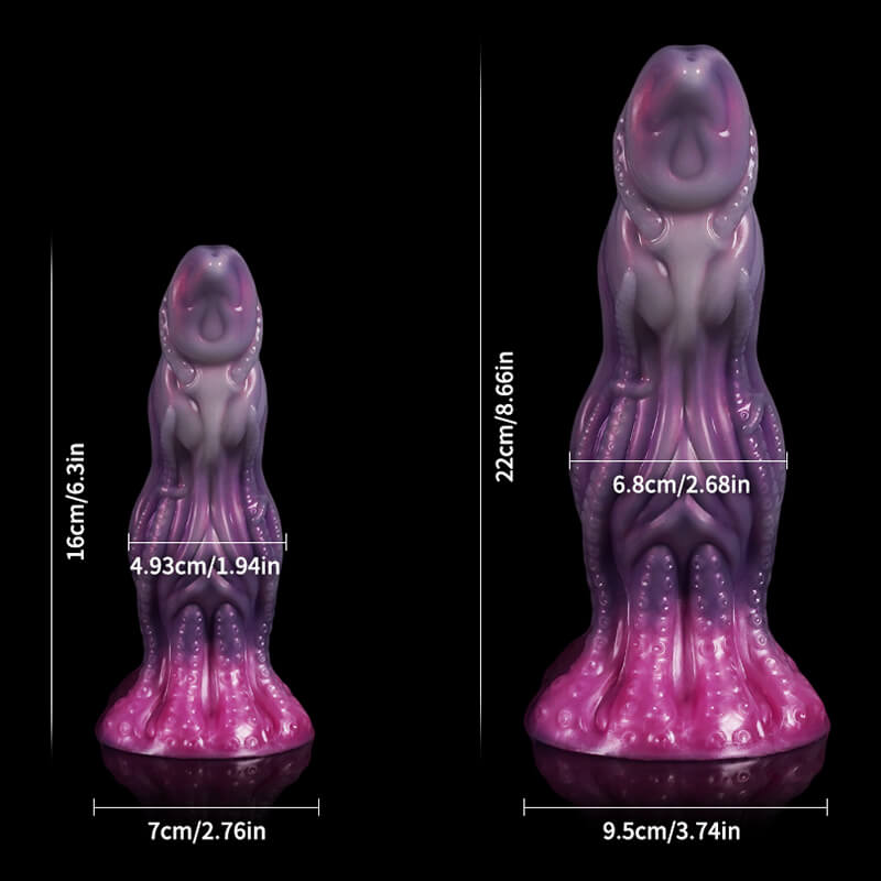 Umbra Purple Creature Huge Monster Dildo - Tarisss Sex Toy Store