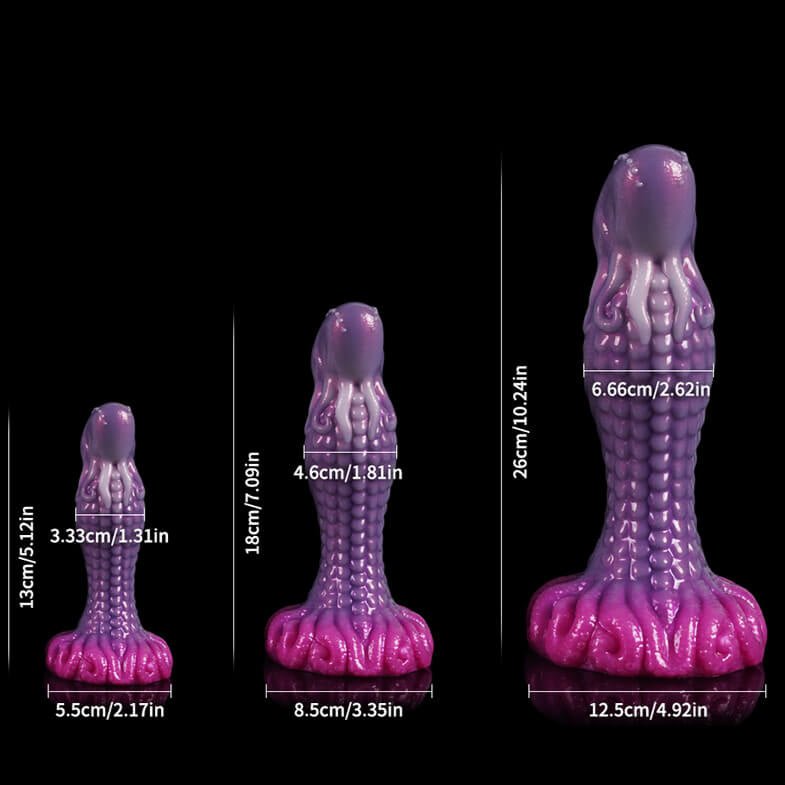 Umbra Purple Creature Huge Monster Dildo - Tarisss Sex Toy Store