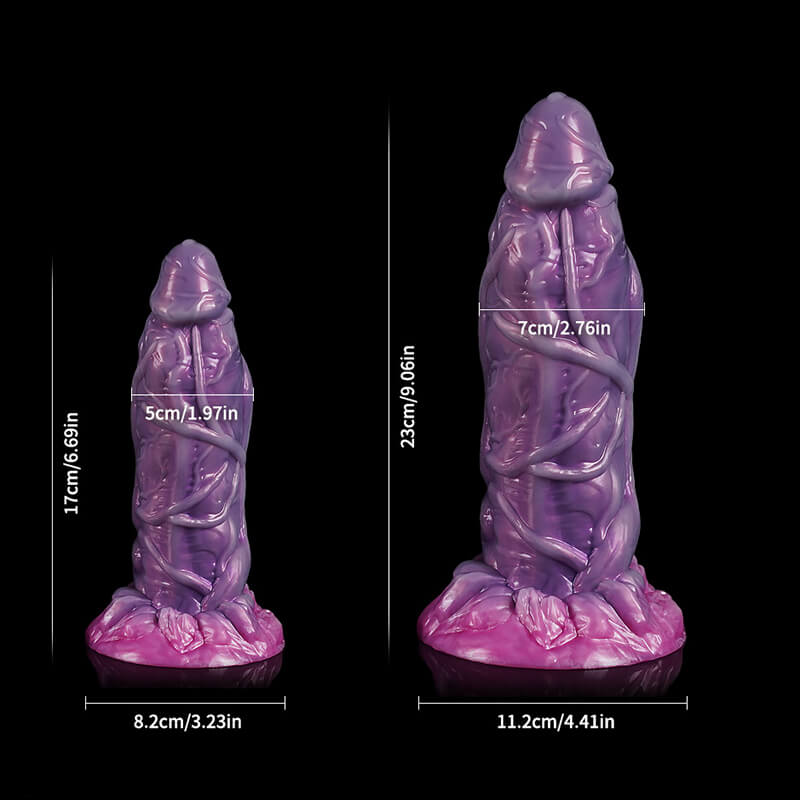 Umbra Purple Creature Huge Monster Dildo - Tarisss Sex Toy Store