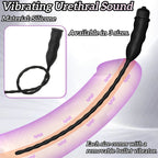 Urethral Sound with Removable Bullet Vibrator - Tarisss Sex Toy Store