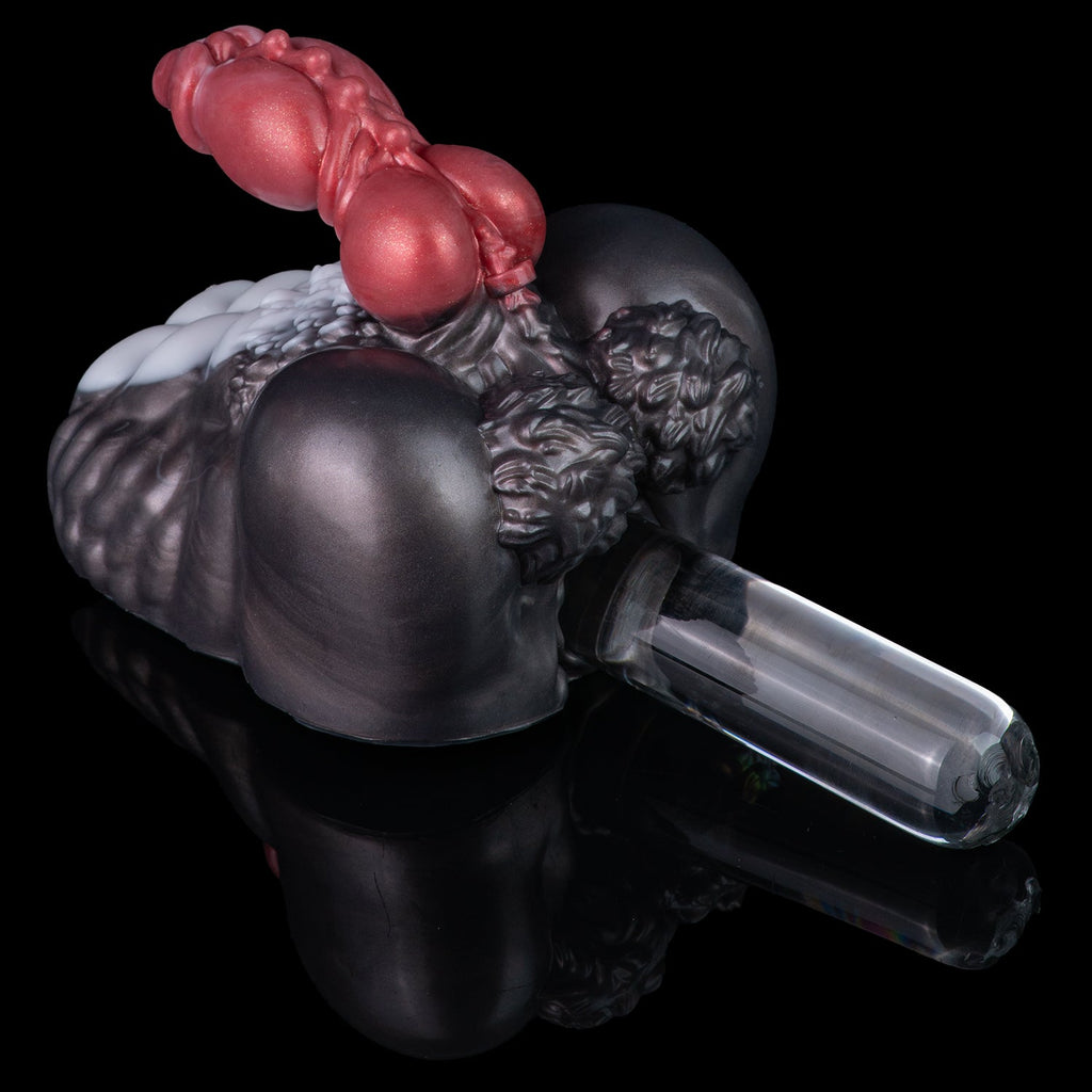 Alien Torso Pocket Pussy & Dog Dildo –  Fantasy Designed for Couple Sex Toy | Platinum Silicone