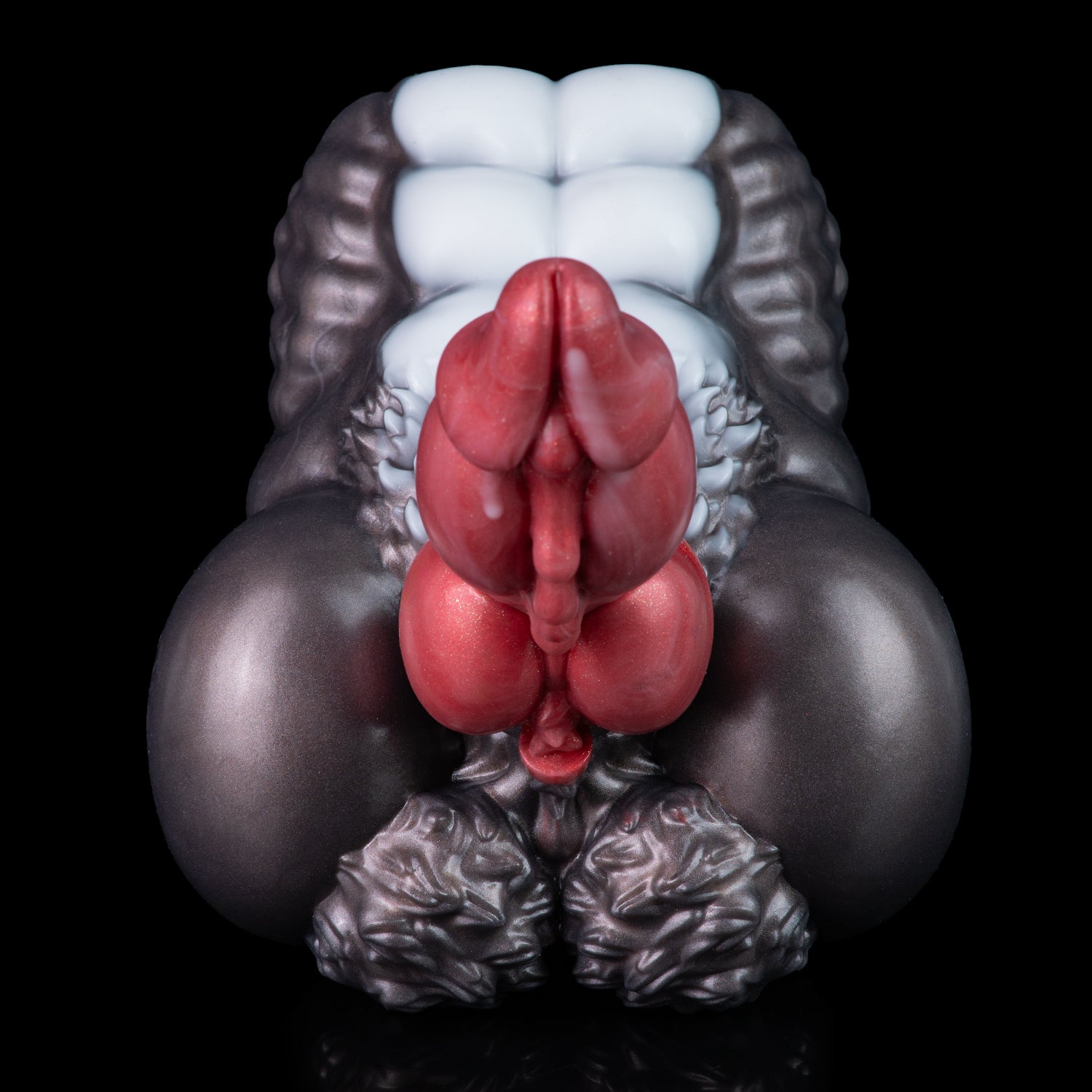 Alien Torso Pocket Pussy & Dog Dildo –  Fantasy Designed for Couple Sex Toy | Platinum Silicone