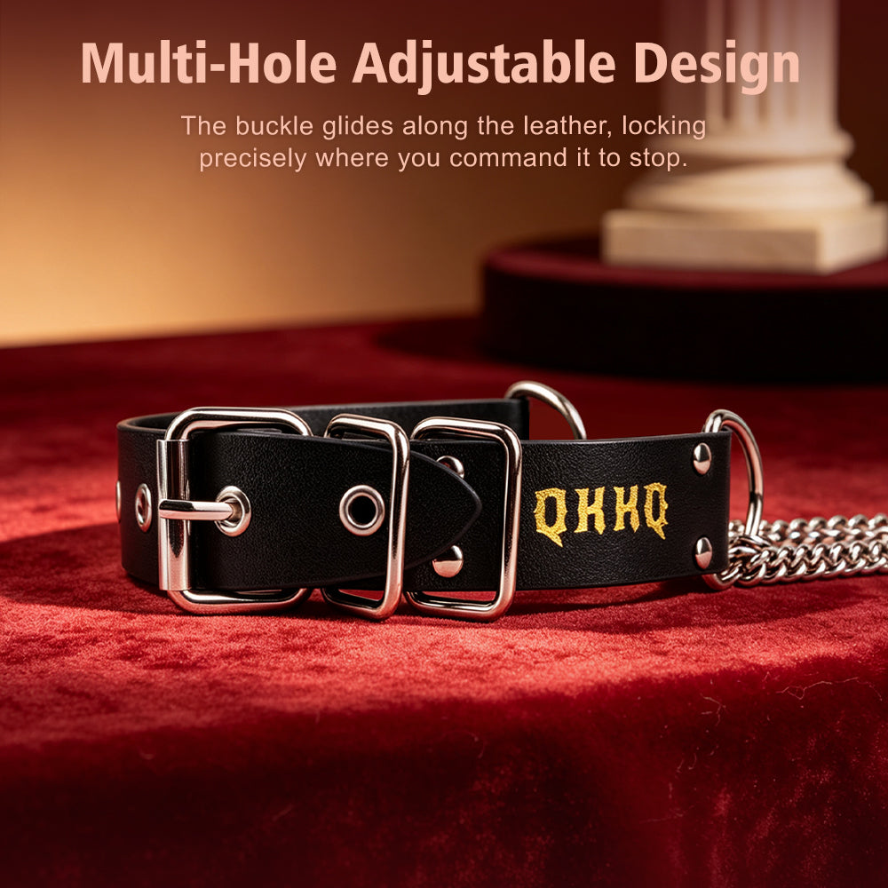 Drape Chain Collar Nipple Clamps with Heart Pendant — BDSM Bondage Nipple Stimulator Set