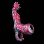 Ribbed Canine Knot Beast Cock Sleeve — Fantasy Penis Sleeve with Foreplay Grinding for Couples