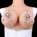 Turtle Spring Nipple Clamps with Double Bells & Chain — Adjustable Metal BDSM Clamps for Sensation Play & Intimate Gifting