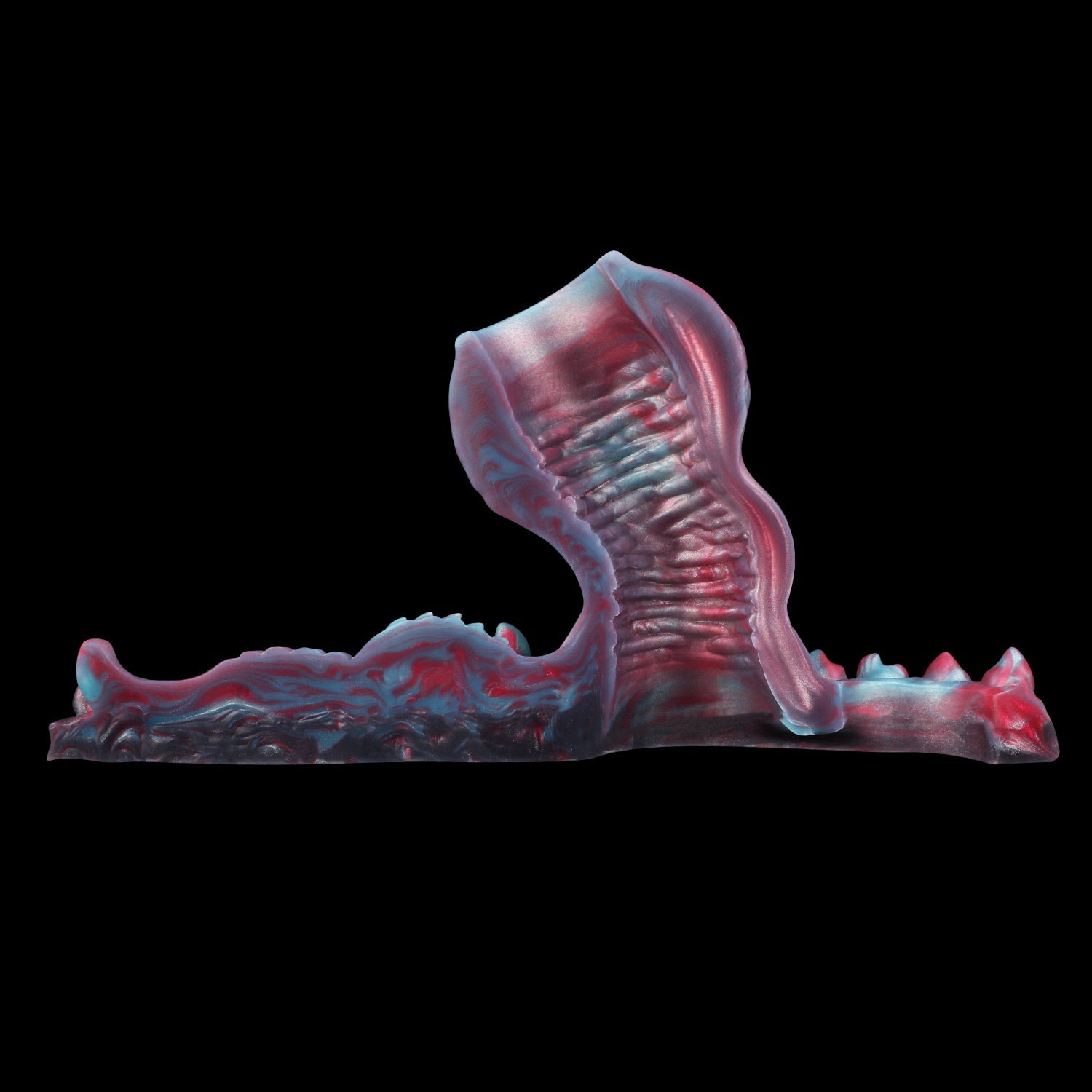 Alien Canine Knot Cock Sleeve with Grinding Plate — 2-in-1 Fantasy Penis Extender for Couples Foreplay & Penetration