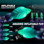 Venom 7 Inch Fantasy Monster Inflatable Knot Dildo - Tarisss Sex Toy Store